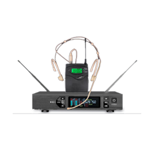 一拖一真分集无线头戴话筒LC-A1100T